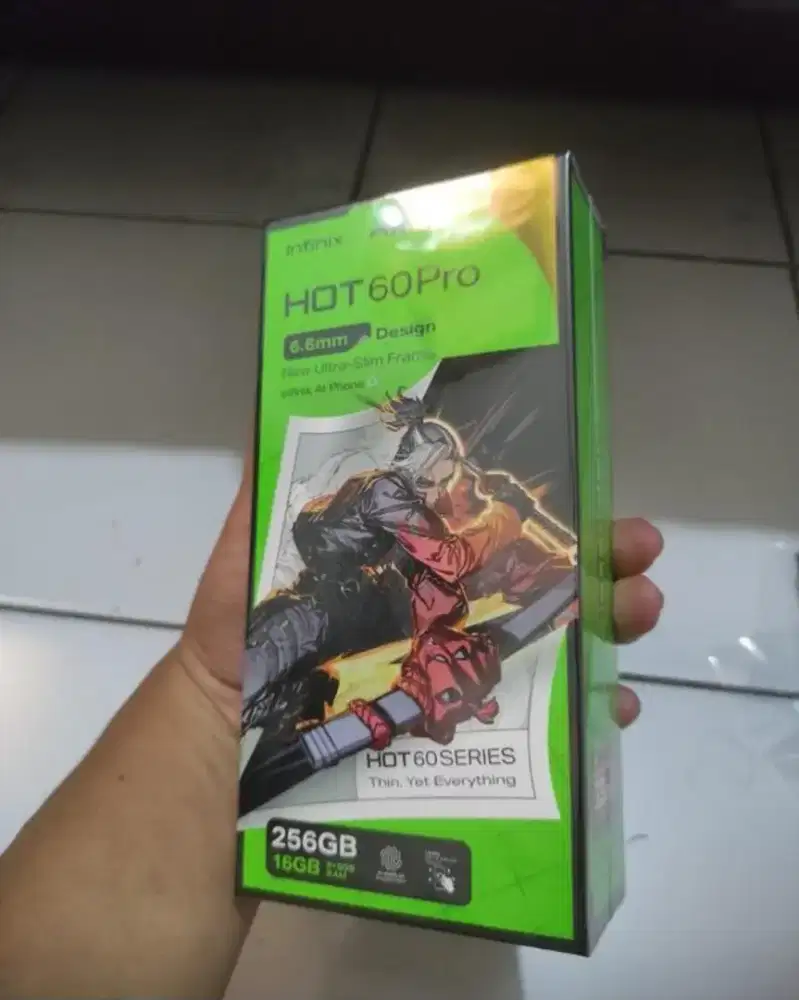 Infinix hot 60 pro 8/256 Fullset