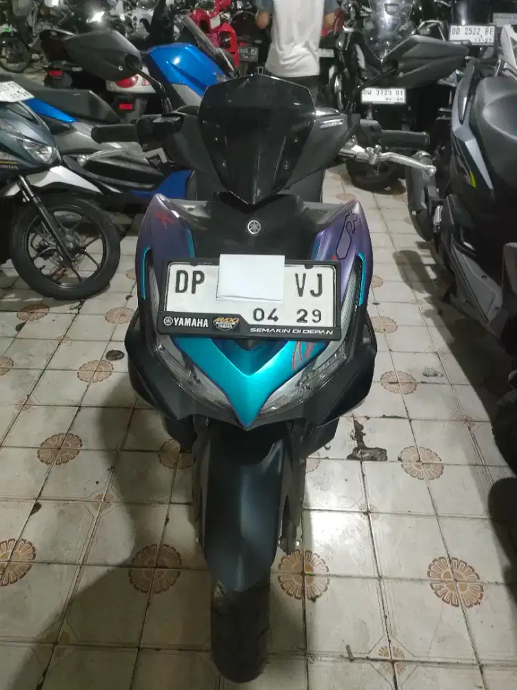 Yamaha Aerox 155cc 2019 biru cybercity