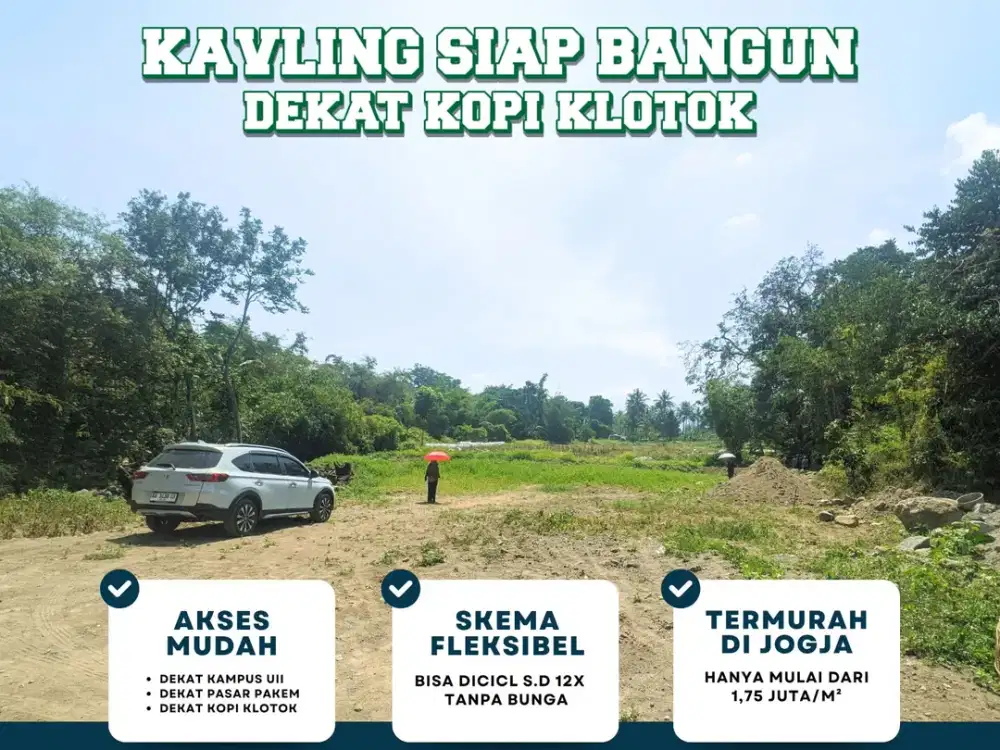 Investasi Kavling 5 Menit dari Pasar Pakem