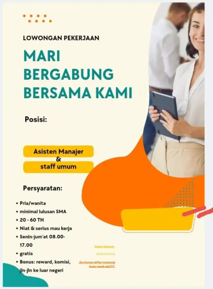 Asisten umum & Staff Manager