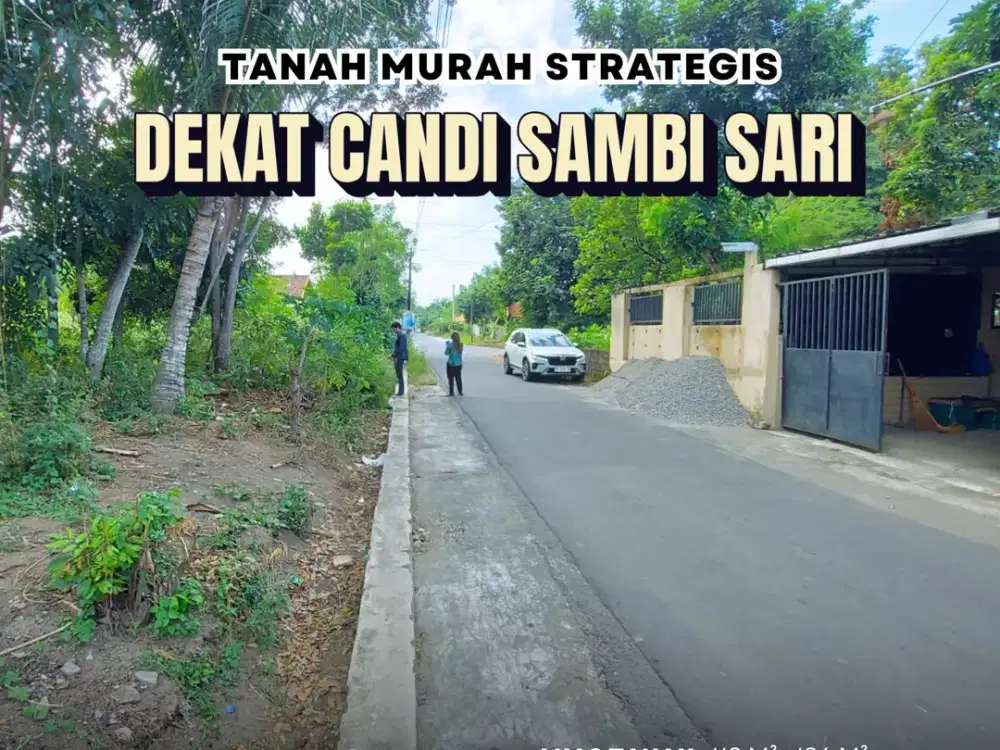 Harga 2 jutaan sudah dapat kavling strategis dekat Candi Prambanan