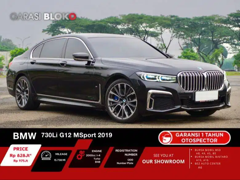 BMW 730li G12 MSport B48 2019 / 2020