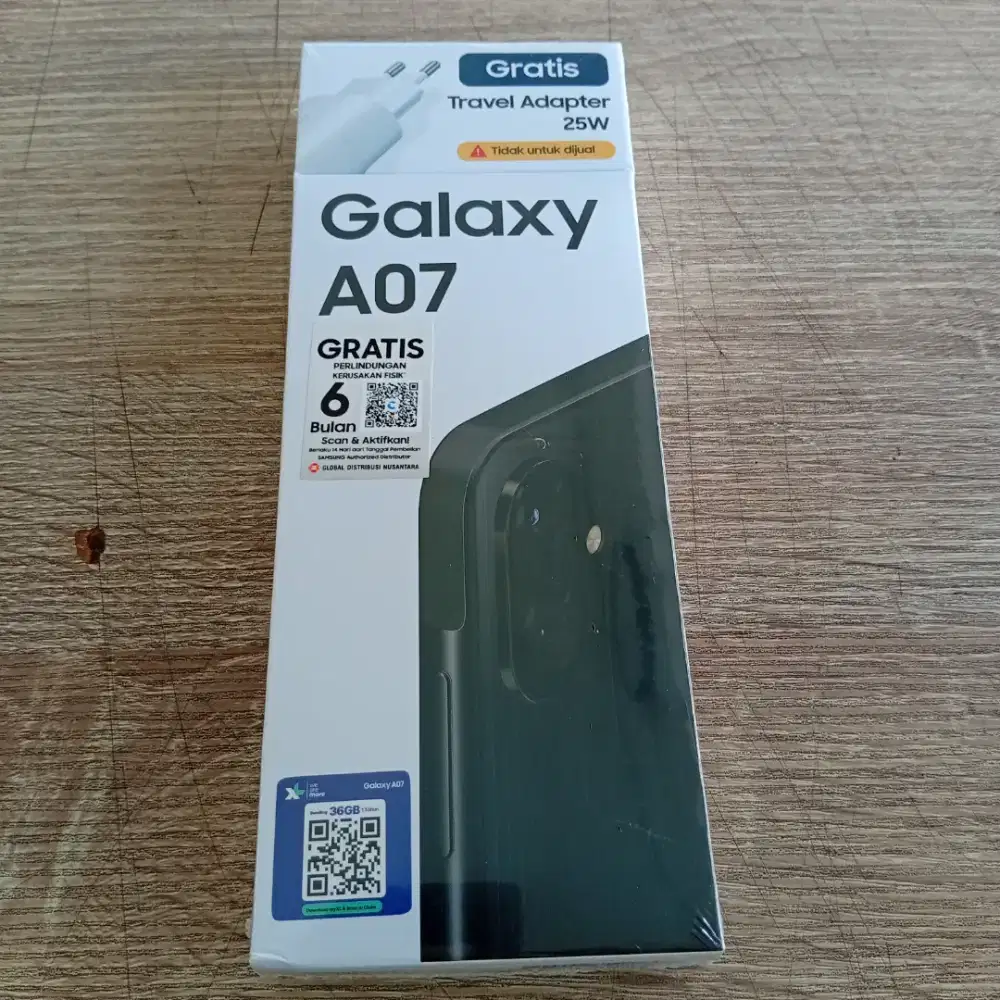Samsung A07 ram 8gb (4+4) memori 64gb new garansi resmi termurah.