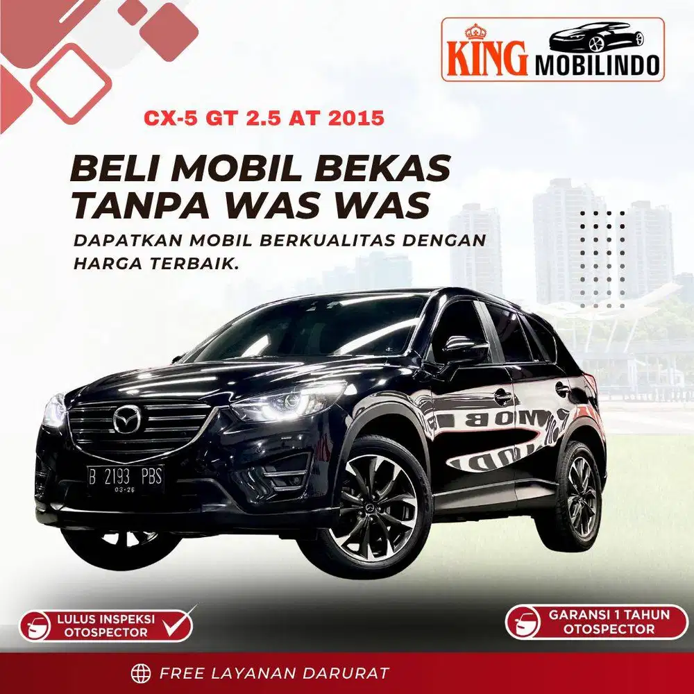 ( km 73rb ) Mazda CX-5 GT 2.5 Matic 2015, Garansi 1 Tahun