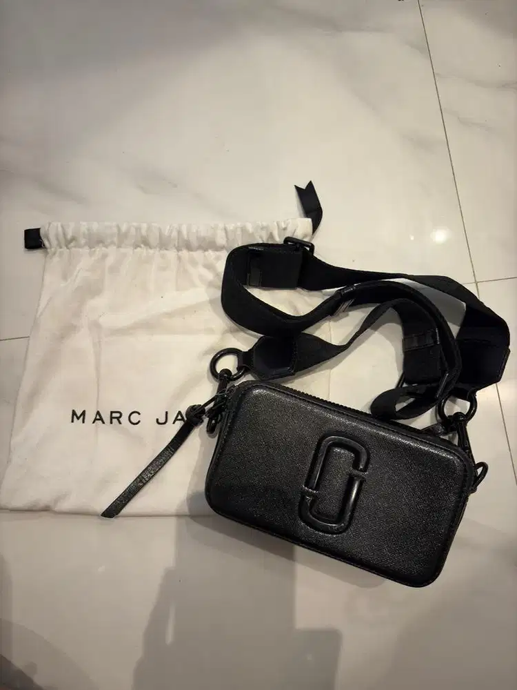 Marc Jacobs Snapshoot bag all black preloved authentic