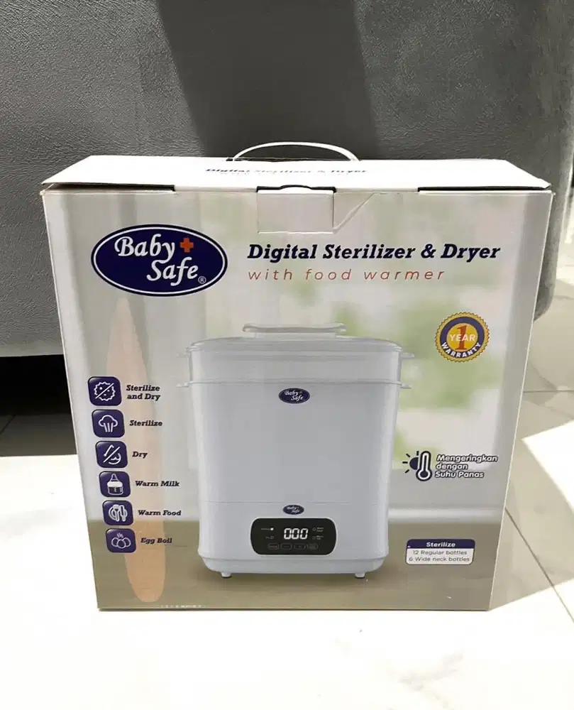 Baby Safe 3 in 1 Sterilizer UV Dryer Multifungsi / Mesin steril botol
