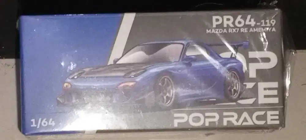 Miniatur diecast mobil hotwheels limited baru pop race unsealed mulus