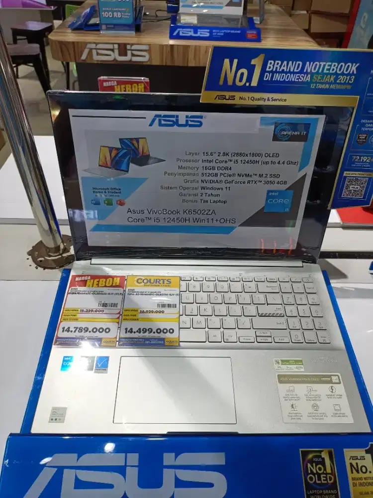 Kredit Kredivo Laptop Asus Vivobook Core i7 Tanpa Dp Bunga 0
