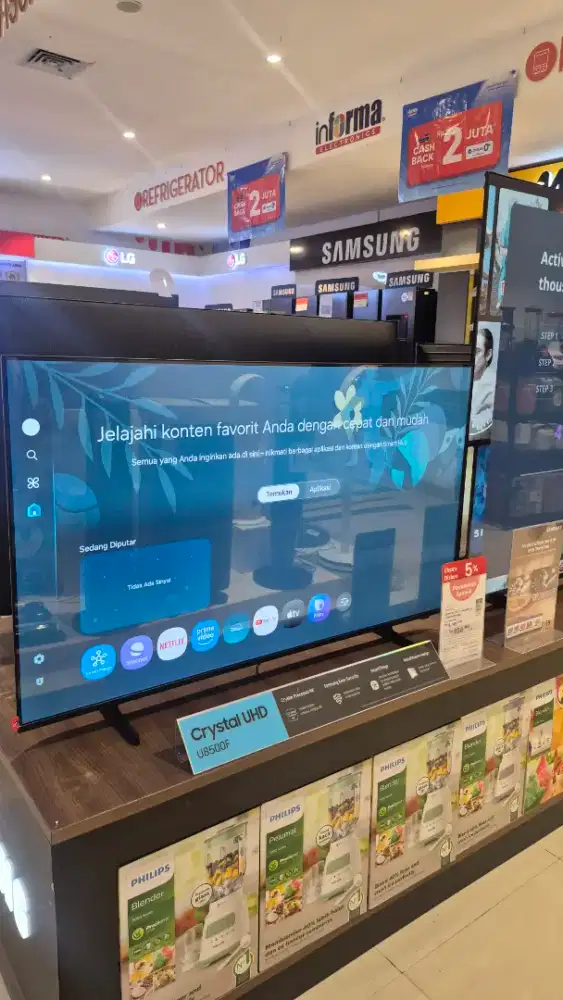 Ready stok tv samsung 50 inc smart tv