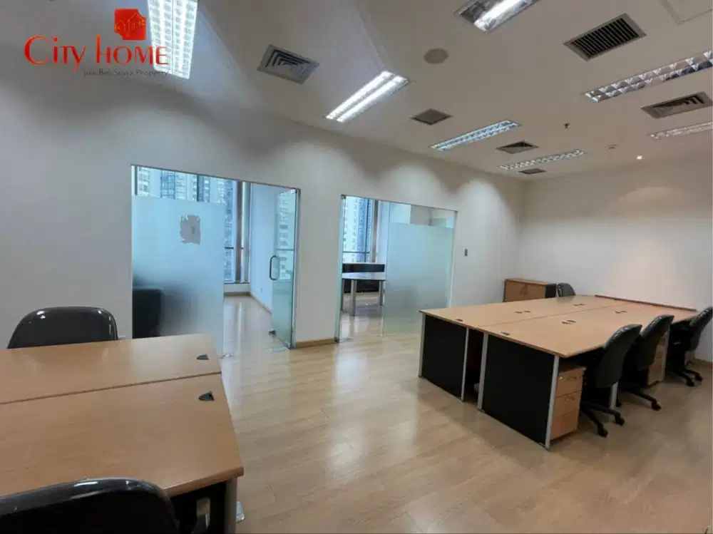 Disewakan Kantor Furnished di APL Tower, Luas 128,70, Siap Huni