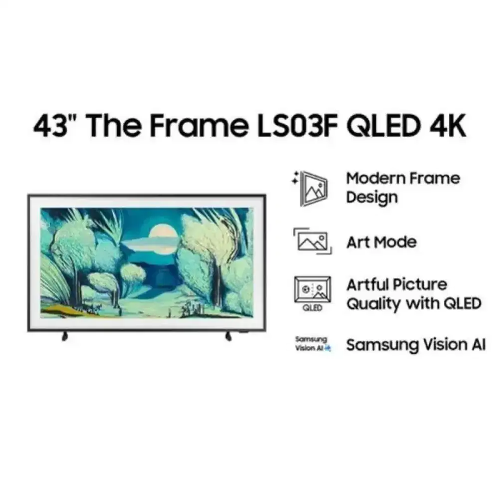 SAMSUNG 43LS03F LS03F 43 INCI SAMSUNG THE FRAME 43 INCH 2025 BARU