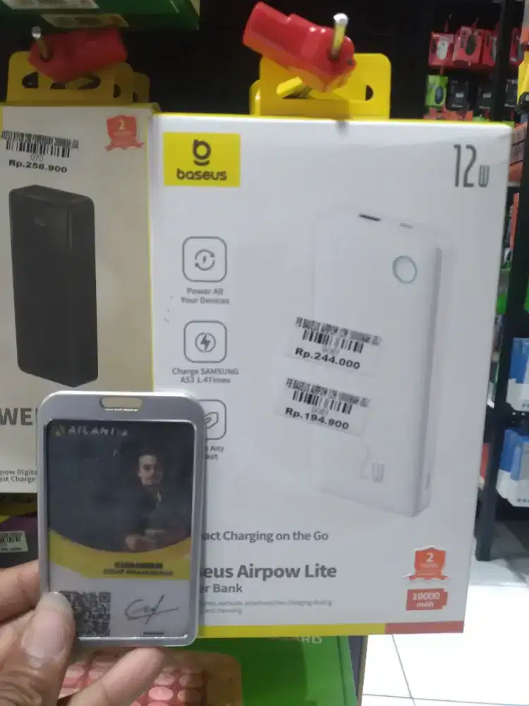 Power bank BASEUS AIRPOW ATLANTIS DAHSYAT