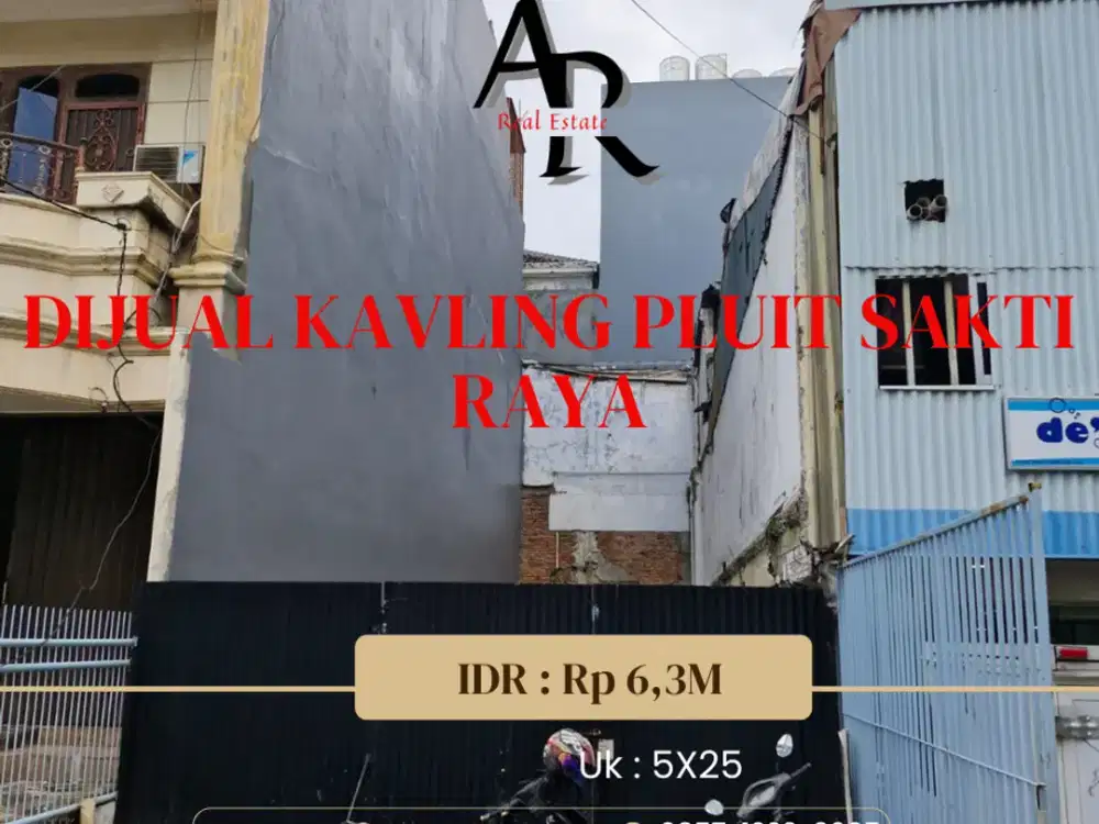 Di jual cepat kavling Di Pluit Sakti Raya