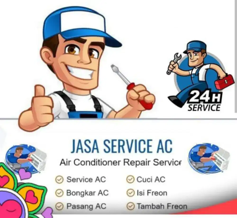 JASA CUCI AC dan alat alat elektronik