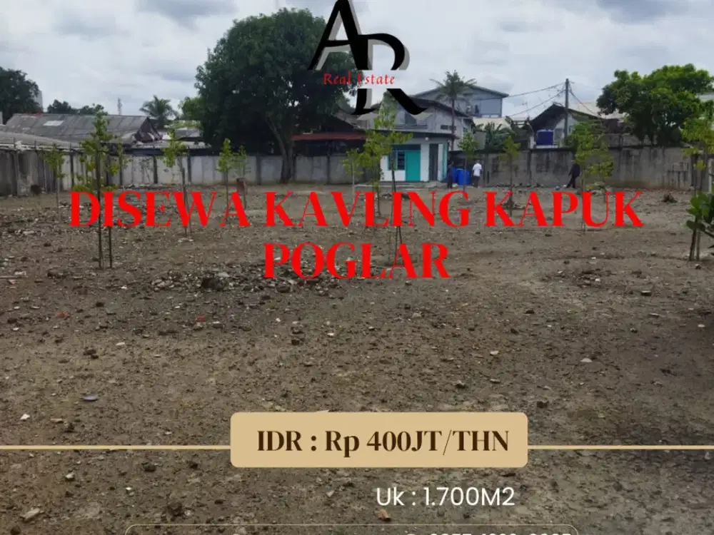 Disewakan tanah di kapuk poglar jakarta utara