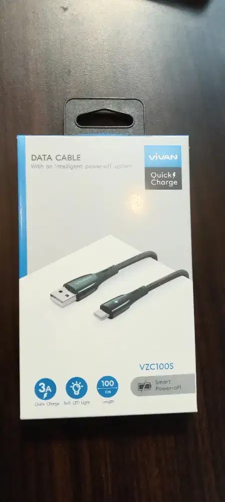 VIVAN VZC100S Kabel Data Type C Usb C Android SMART POWER OFF