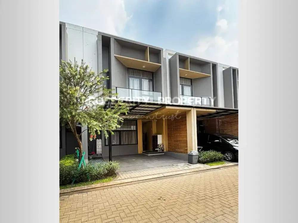 Rumah Furnished di Cluster Jiva Tanakayu Siap Huni 2 Lantai 3 Kamar Tidur Selangkah ke Mall Eastvara dan Sekolah International di BSD City