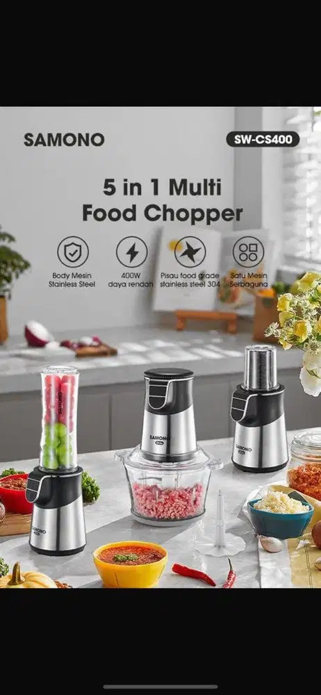 Ready stock chopper samono 5 in 1