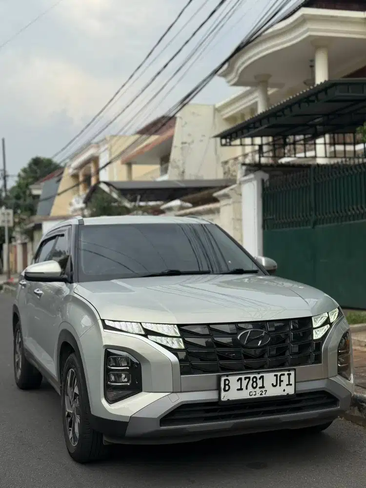 HYUNDAI CRETA STYLE 2022 MATIC Grey Abu 2021 Hyundai 2023 Jual BU