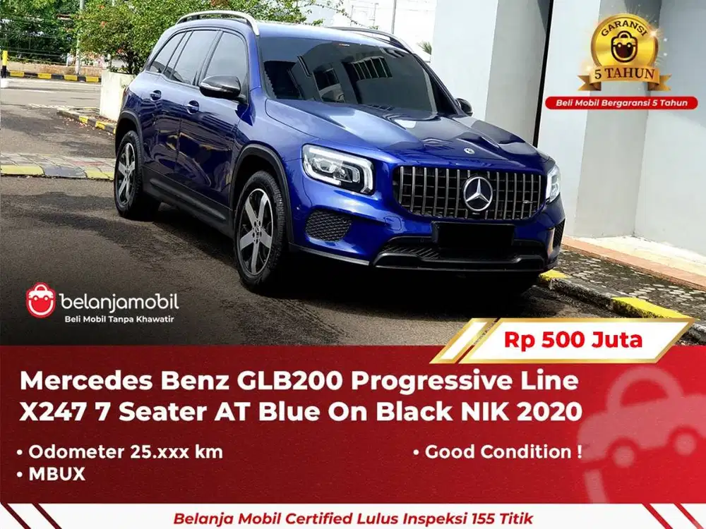 [ GARANSI 5TH ] Mercedes Benz Mercy GLB 200 GLB200 Blue 2020/2021