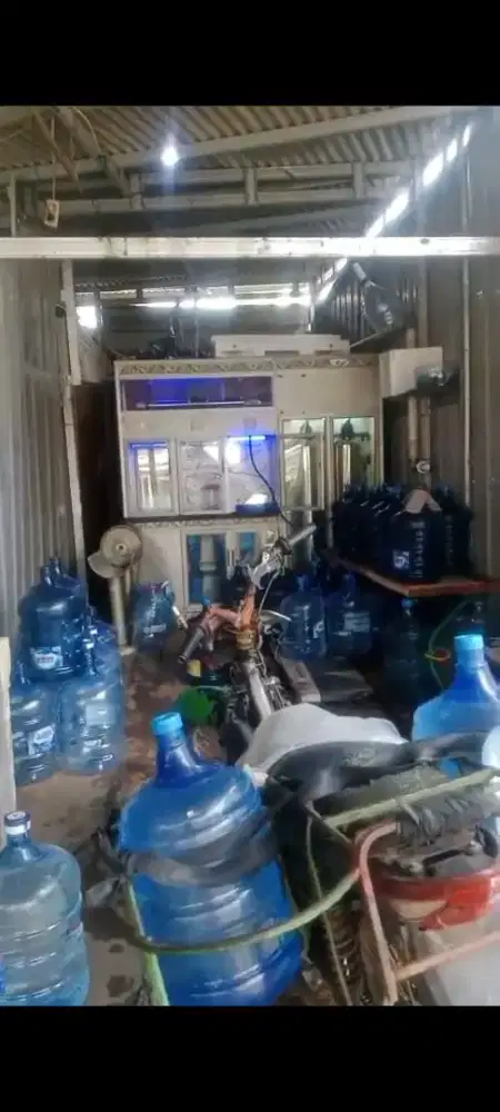 Dijual usaha air isi ulang tinggal jalan jatibening