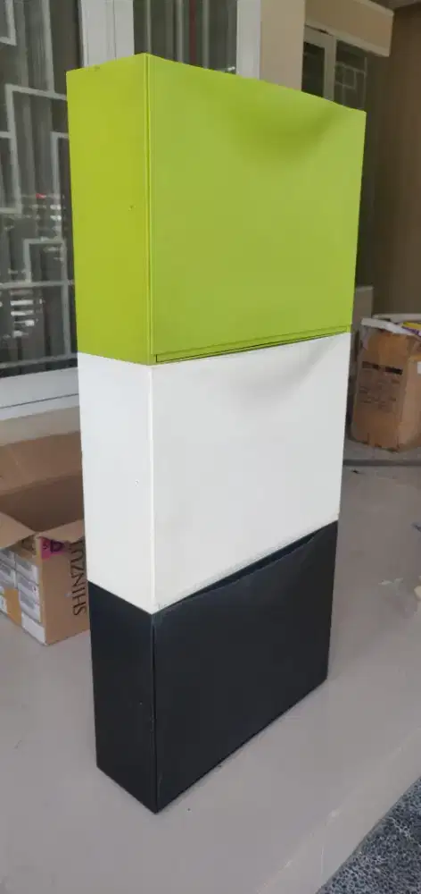 Ikea shoe storage 3 warna campur