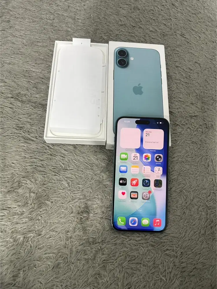 Iphone 16 Plus 128gb Teal IBOX Garansi On Mei 2026