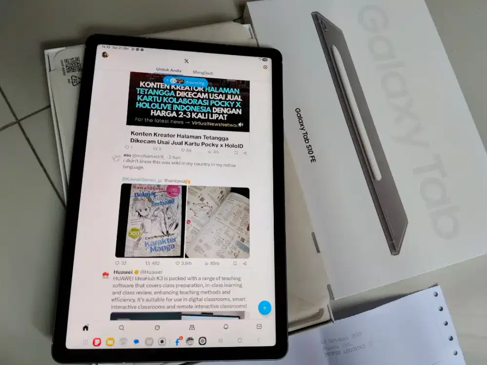 Samsung Galaxy Tab s10 fe wifi 8/128 open box