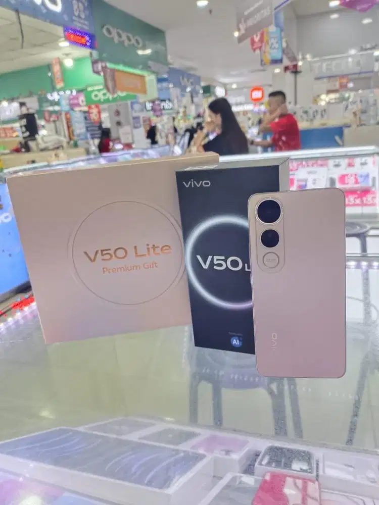 Vivo v50 lite 8/128gb lengkap