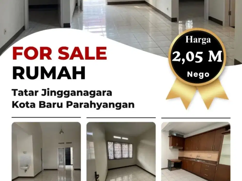 Termurah! Rumah di Tatar Jingganagara Kota Baru Parahyangan