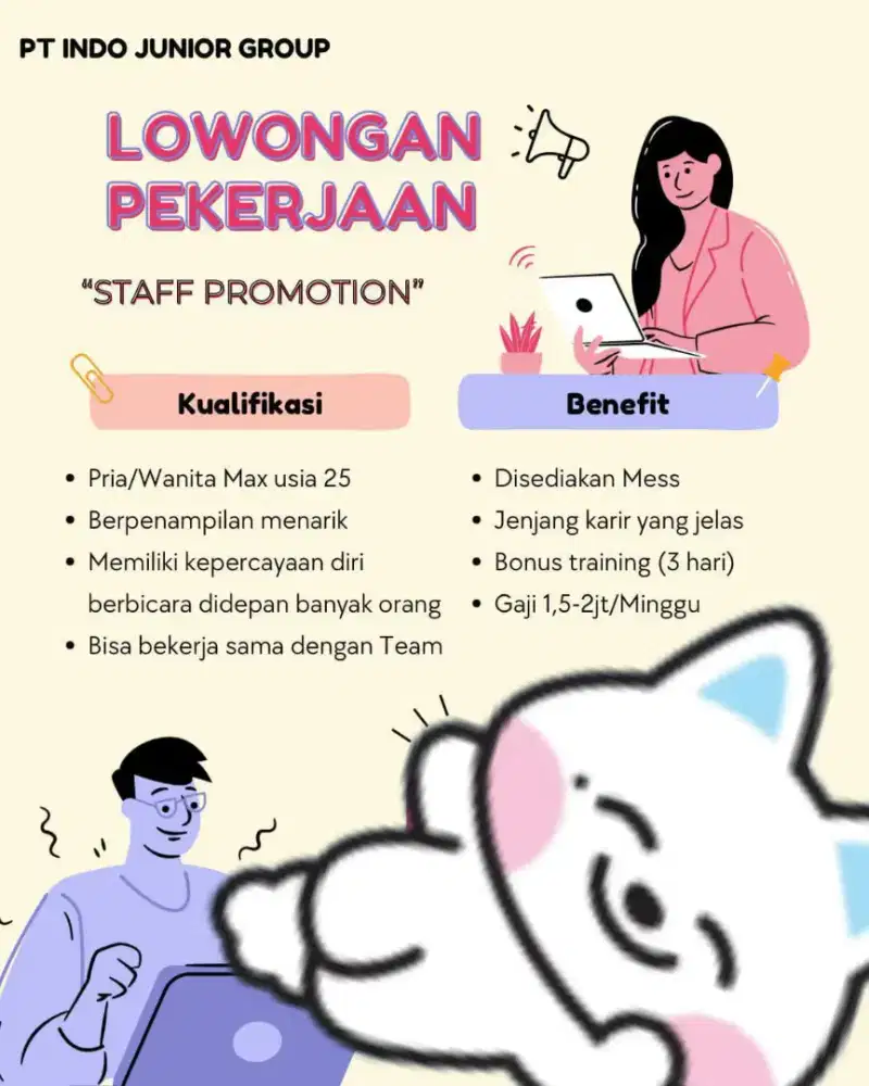 Lowongan kerja SPG/SPB