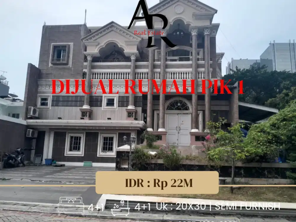 Dijual rumah cepat rumah pik 1 lokasi sangat strategis
