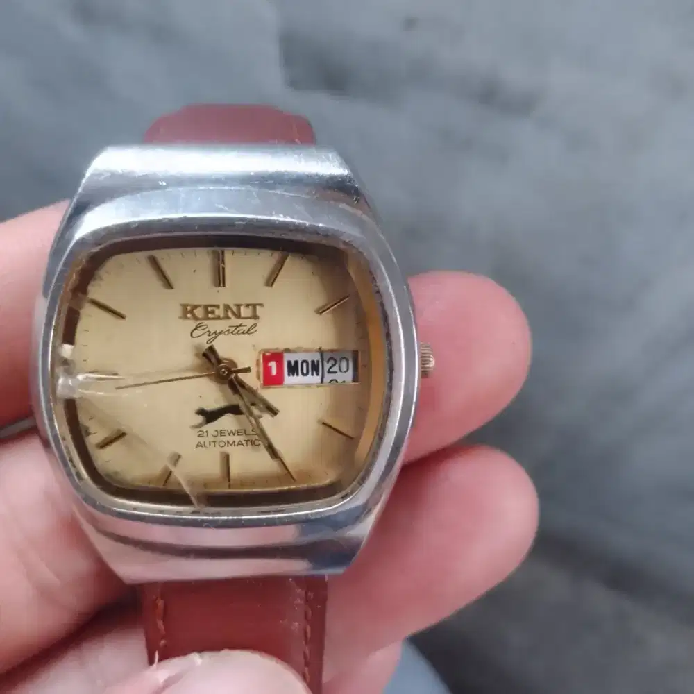 Jam tangan antik kent crsytal
