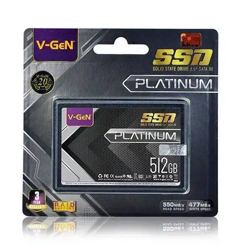 vgen platinum 512gb 2.5 SEGEL