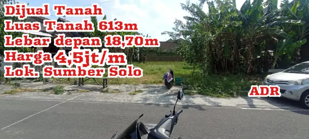 Dijual Tanah Siap Bangun Sumber Solo