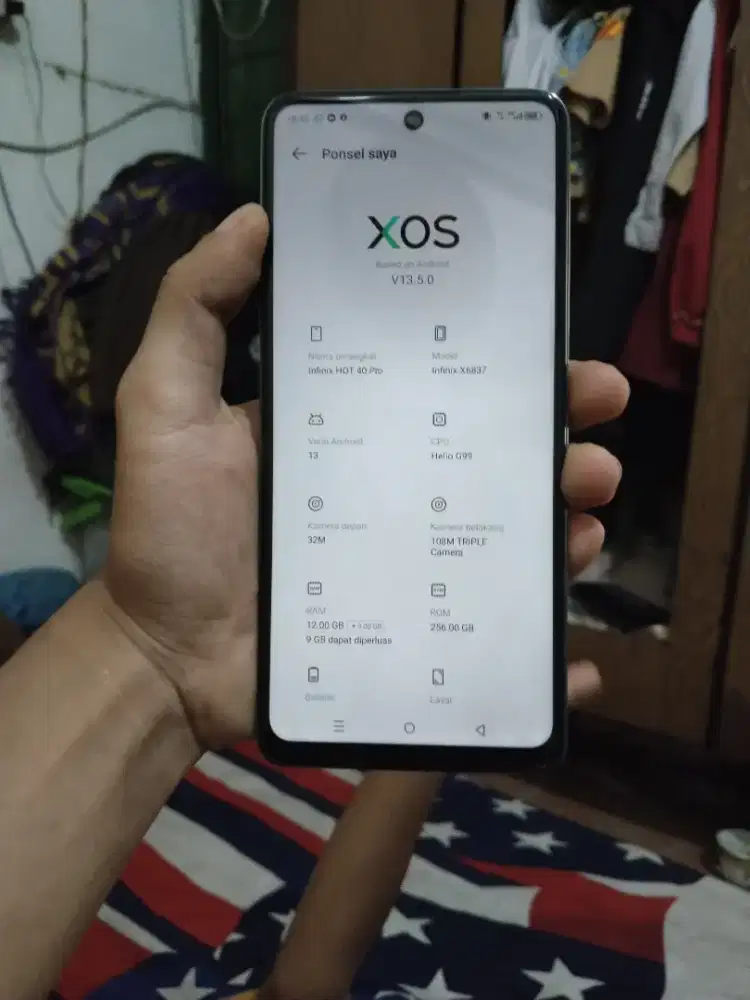 Infinix Hot 40 Pro 12+9/256 NFC FULLSET