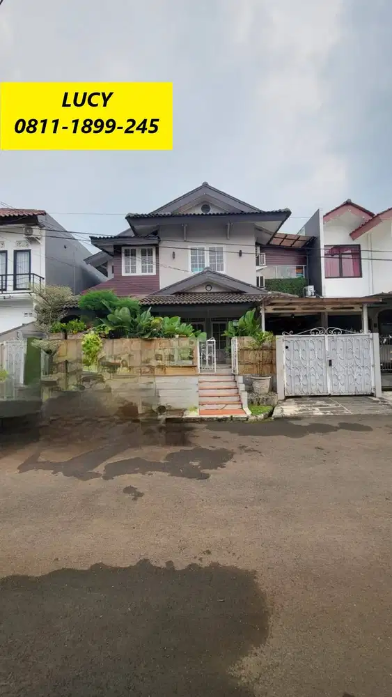 Rumah Homey Dijual Murah 2 Lantai Di Kucica Bintaro jaya 16358-SC