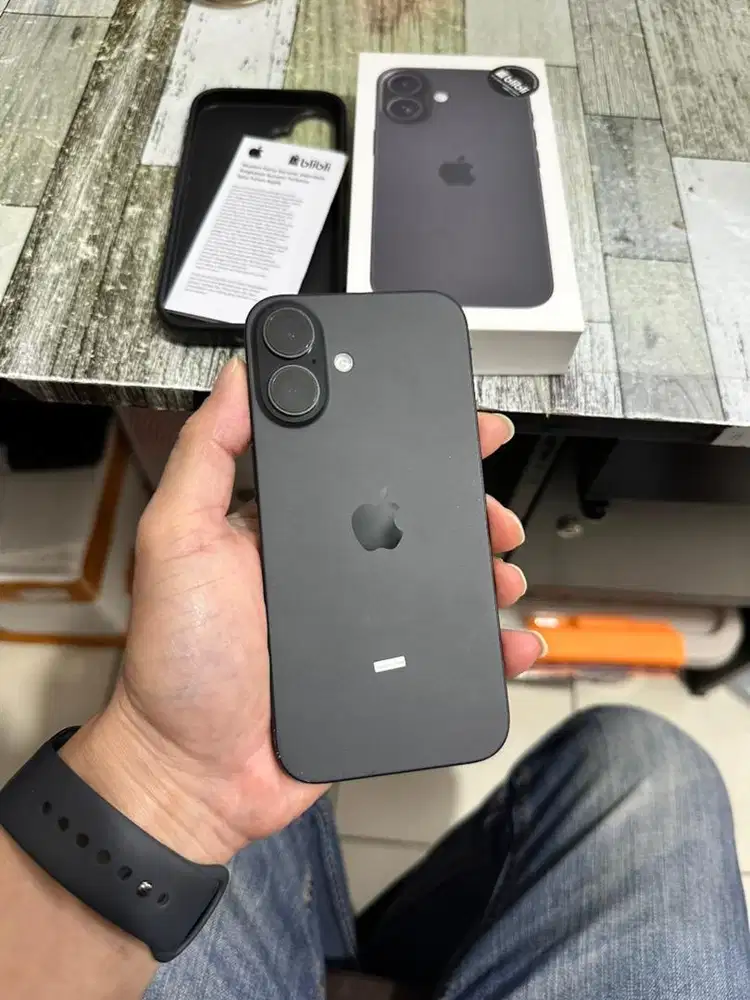 Iphone 16 128 resmi istimewah fullset original garansi on april net aj