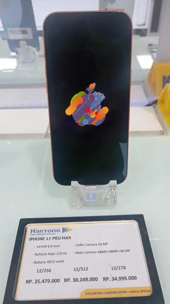 IPHONE 17 PRO MAX 256 GB GARANSI RESMI BLIBLI