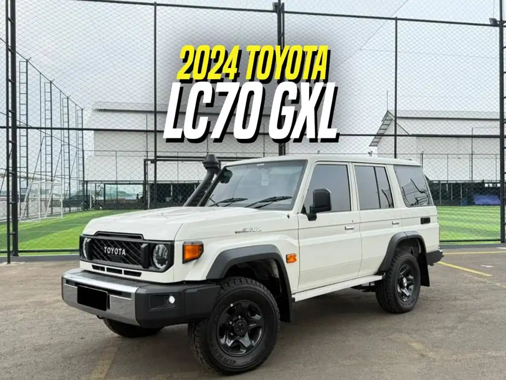 Toyota Land Cruiser 70 GXL 2.8d 2025 NIK 2024 White on Grey Putih LC70