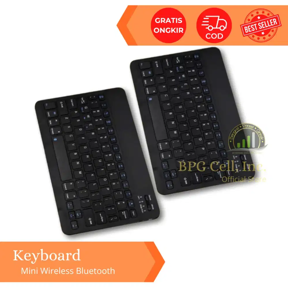 Mini Wireless Bluetooth Keyboard Slim 10