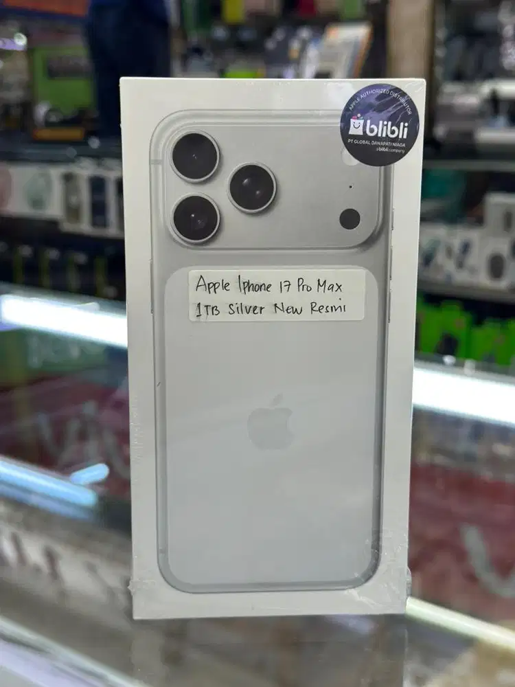 iPhone 17 Pro Max 1TB New Resmi Silver