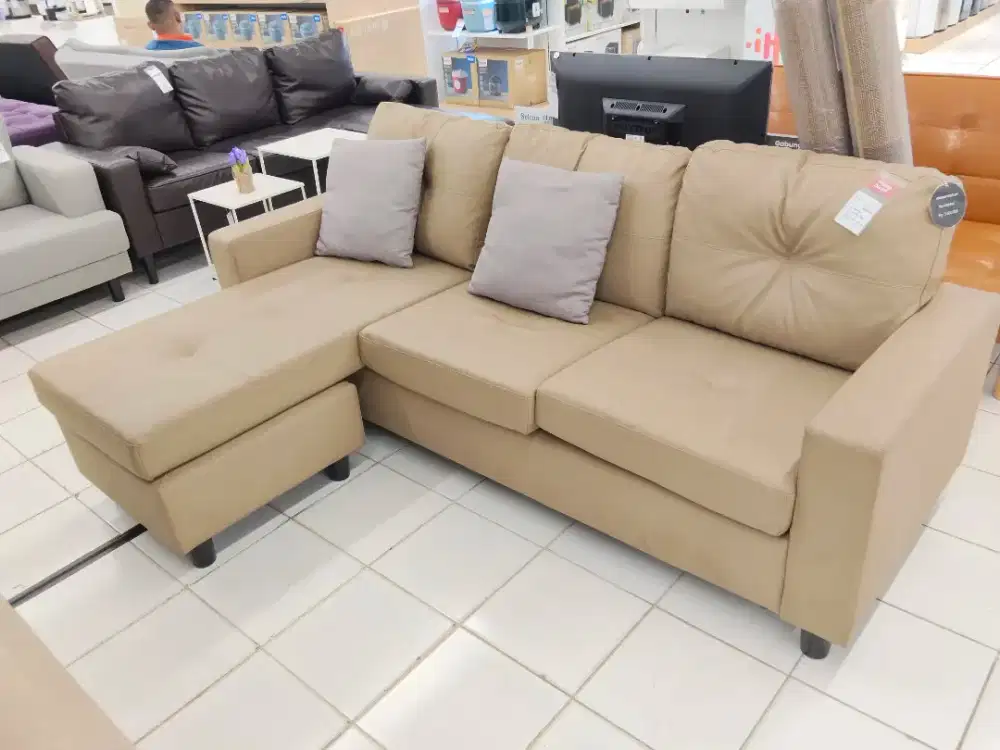 PROMO ANGKAT DISPLAY SOFA L KULIT PREMIUM