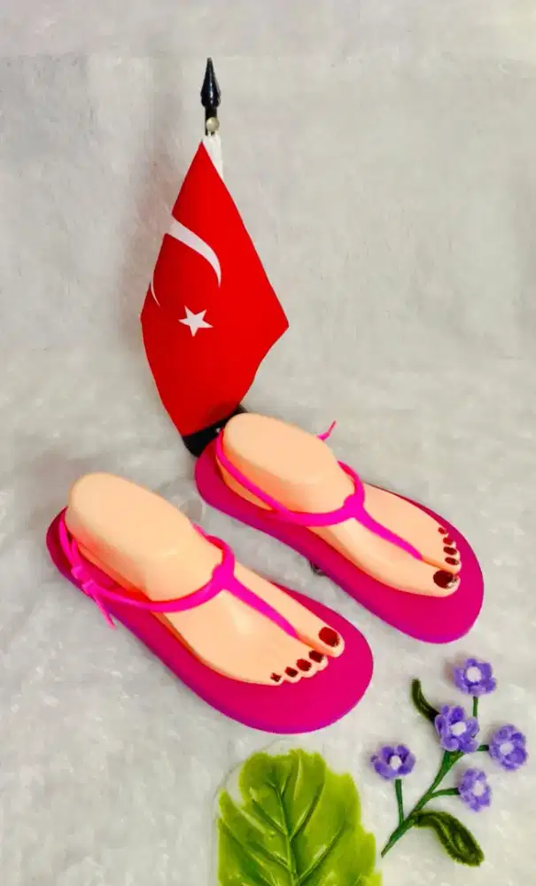 Obral sandal turki bahan ifa .. borongan per 500 pc