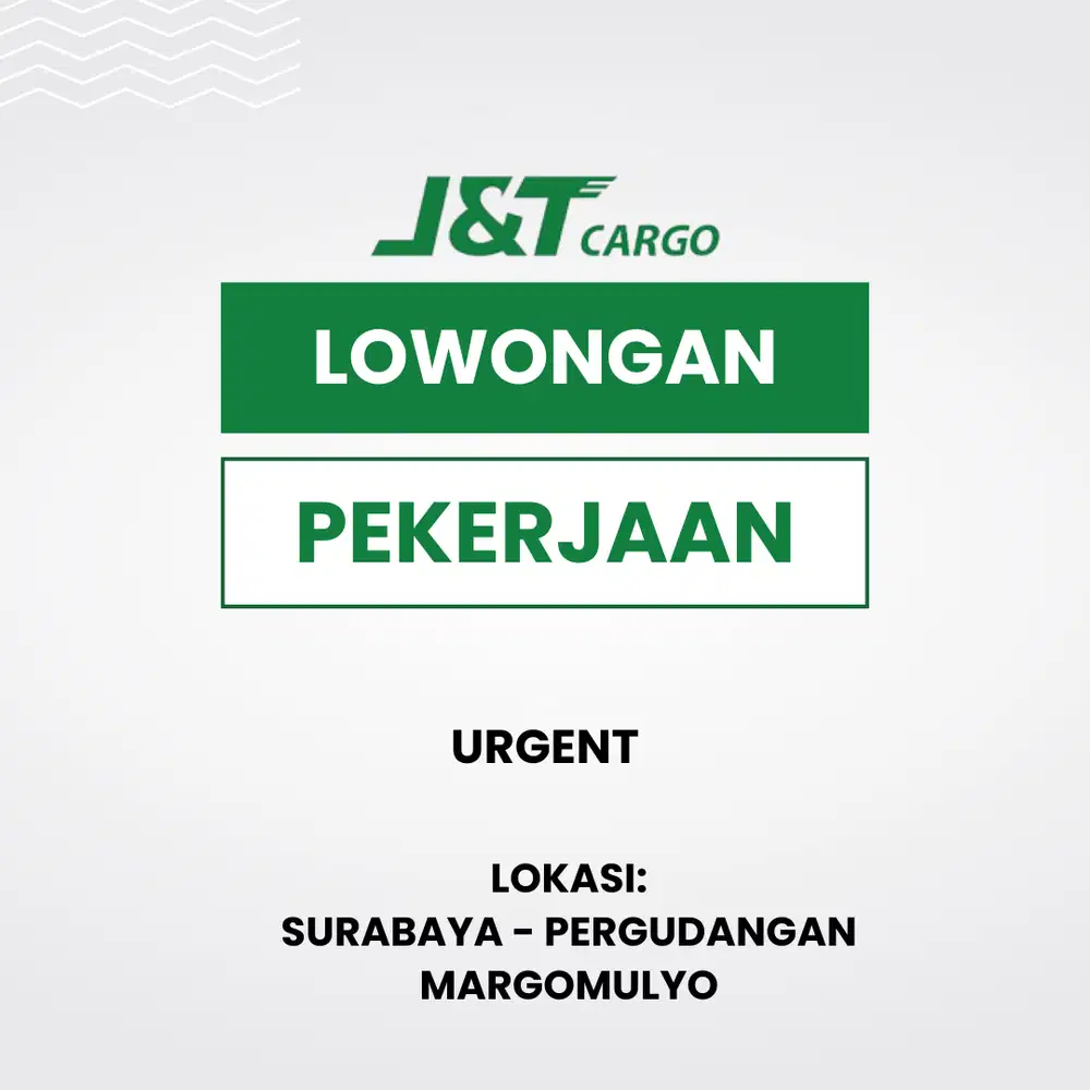 【SURABAYA】 J&T CARGO - PERGUDANGAN MARGOMULYO, ASEMROWO