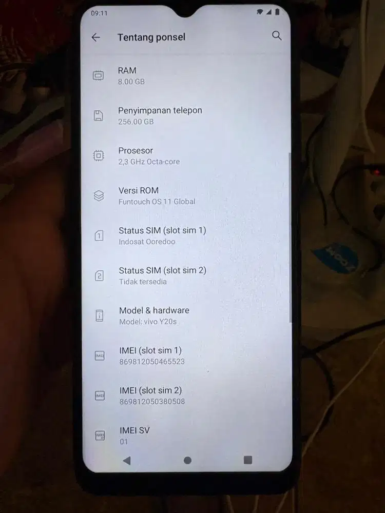 DIJUAL VIVO Y20s