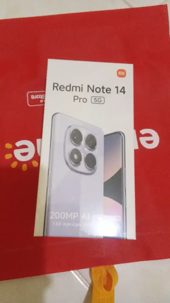 Dijual Cepat Xiaomi Redmi Note 14 Pro 5G Ram 12/512gb Warna Hitam