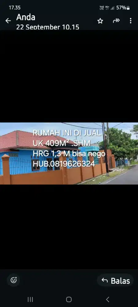 Jual cepat rumah