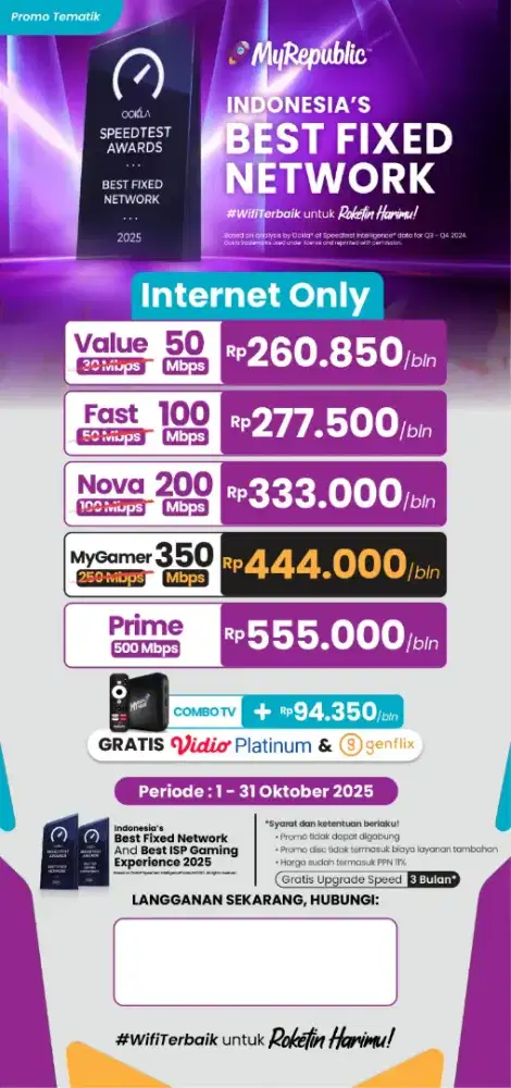 Pasang wifi myrepublic
