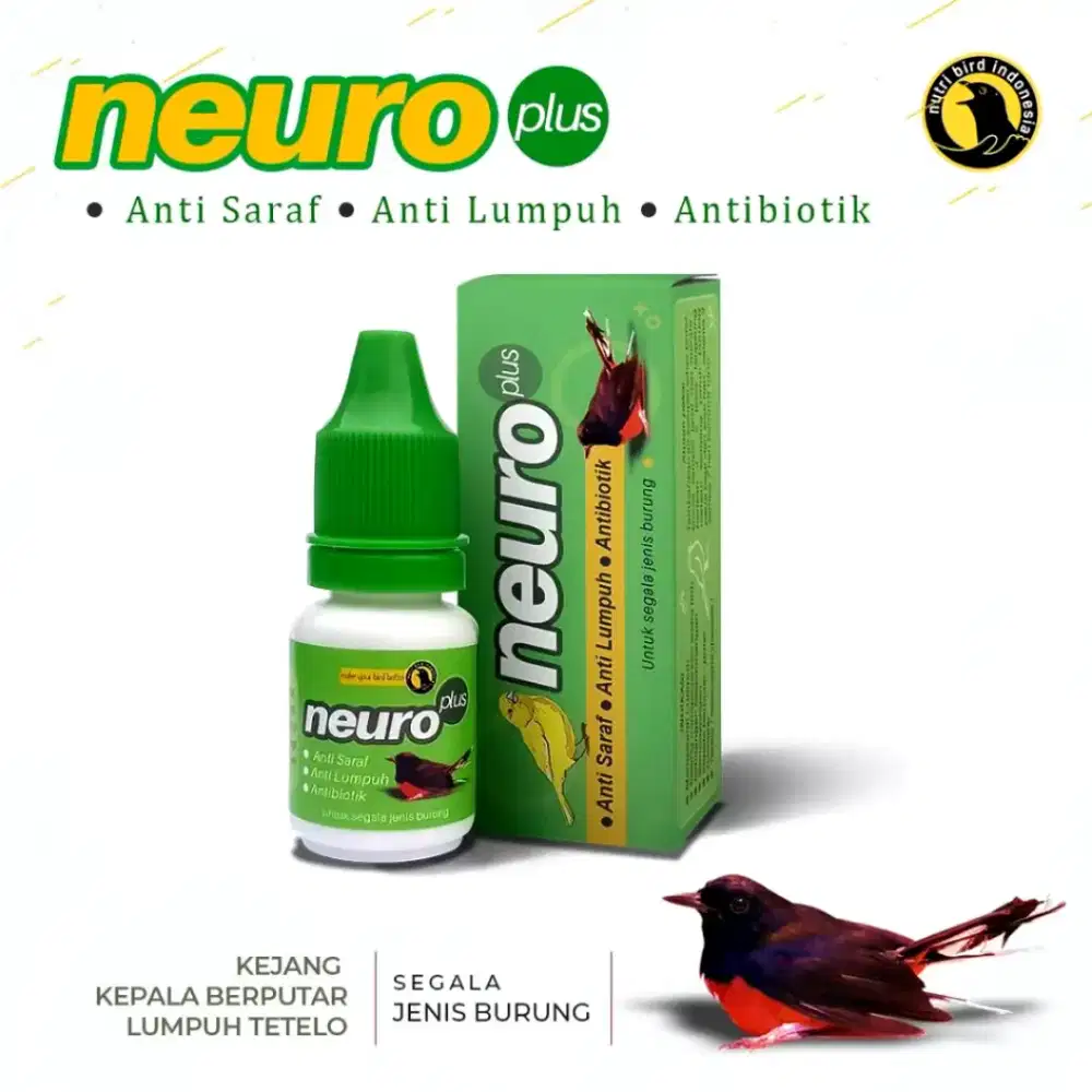 Neuro Plus Nutribird Obat Burung Anti Syaraf Tetelo Lumpuh dll